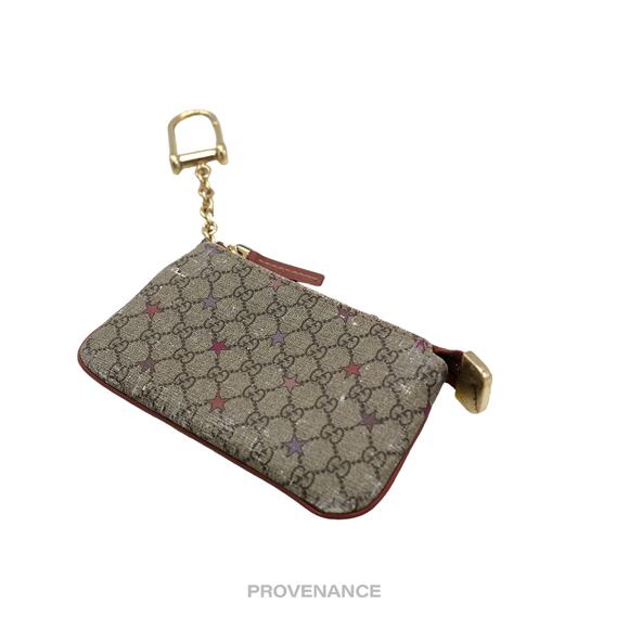 🔴 Gucci Key Pouch Cles - Micro GG Supreme Stars Red - Picture 4 of 7